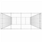 VidaXL Hondenkennel 53,24 m² gegalvaniseerd staal