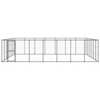 VidaXL Hondenkennel 50,82 m² staal