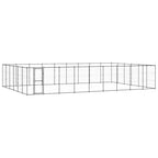 VidaXL Hondenkennel 65,34 m² staal