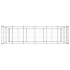 VidaXL Hondenkennel 36,3 m² gegalvaniseerd staal