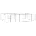 VidaXL Hondenkennel 50,82 m² gegalvaniseerd staal