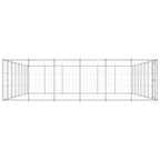 VidaXL Hondenkennel 50,82 m² gegalvaniseerd staal