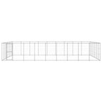VidaXL Hondenkennel 65,34 m² gegalvaniseerd staal
