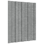Vidaxl dakpanelen 36 st 60x45 cm gegalvaniseerd staal zilverkleurig