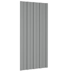 Vidaxl dakpanelen 12 st 100x45 cm gegalvaniseerd staal grijs