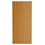 Vidaxl dakpanelen 12 st 100x45 cm gegalvaniseerd staal lichthout