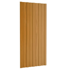Vidaxl dakpanelen 12 st 100x45 cm gegalvaniseerd staal lichthout