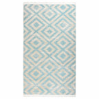 VidaXL Buitenkleed platgeweven 115x170 cm groen en beige