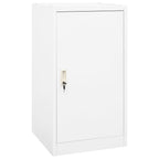 Vidaxl zadelkast 53x53x105 cm staal wit