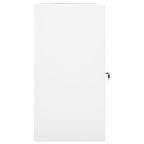 Vidaxl zadelkast 53x53x105 cm staal wit