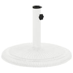 Vidaxl parasolvoet 45x45x30 cm gietijzer wit