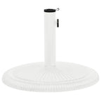 Vidaxl parasolvoet 45x45x30 cm gietijzer wit