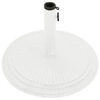Vidaxl parasolvoet 45x45x30 cm gietijzer wit