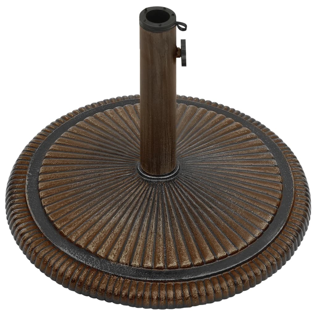 Vidaxl parasolvoet 45x45x30 cm gietijzer bronskleurig