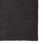 VidaXL Vloerkleed 66x200 cm natuurlijk sisal zwart