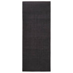 VidaXL Vloerkleed 80x200 cm natuurlijk sisal zwart