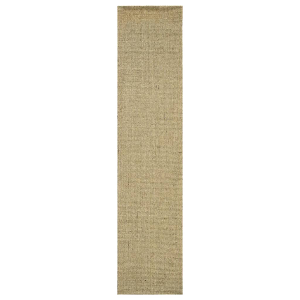 Vidaxl vloerkleed 66x300 cm natuurlijk sisal groen