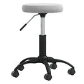 Vidaxl massagekruk fluweel lichtgrijs