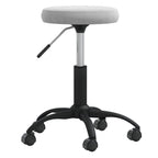 Vidaxl massagekruk fluweel lichtgrijs