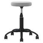 Vidaxl massagekruk fluweel lichtgrijs