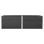 VidaXL Plantenbak verhoogd 200x50x91 cm HKC grijs