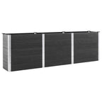 VidaXL Plantenbak verhoogd 300x100x91 cm HKC grijs