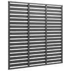 Vidaxl schuttingpaneel 180x180 cm hkc grijs