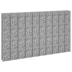 Vidaxl schanskorf plantenbakken 4 st 30x30x50 100 150 200 cm ijzer