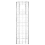 Vidaxl schanskorf paal 40x40x140 cm ijzer