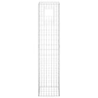 Vidaxl schanskorf paal 40x40x180 cm ijzer