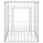 Vidaxl schanskorf paal 50x50x60 cm ijzer