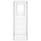 Vidaxl schanskorf paal 50x50x140 cm ijzer