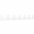 VidaXL Schanskorf U-vormig met 7 palen 740x20x100 cm ijzer