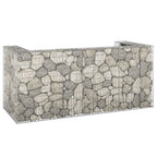 VidaXL Schanskorf voor containers 254x100x110 cm gegalvaniseerd staal
