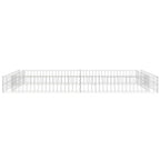 Vidaxl gabion plantenbak verhoogd 200x100x20 cm gegalvaniseerd staal