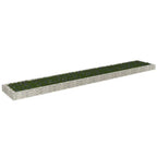 Vidaxl gabion plantenbak verhoogd 600x100x20 cm gegalvaniseerd staal