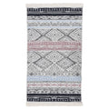 Vidaxl vloerkleed 120x180 cm katoen roze en aqua