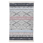 VidaXL Vloerkleed 160x230 cm katoen roze en aqua