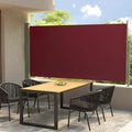 VidaXL Tuinscherm uittrekbaar 160x300 cm rood