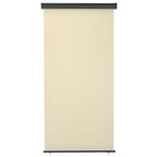 VidaXL Balkonscherm 122x250 cm crèmekleurig