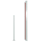 Vidaxl tuinscherm uittrekbaar 160x500 cm rood