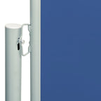Vidaxl tuinscherm uittrekbaar 117x600 cm blauw