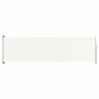 Vidaxl tuinscherm uittrekbaar 180x600 cm crème