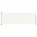 Vidaxl tuinscherm uittrekbaar 220x600 cm crème