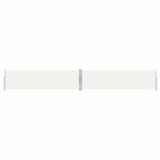 Vidaxl windscherm uittrekbaar 140x1000 cm crèmekleurig