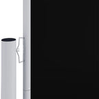 Vidaxl windscherm uittrekbaar 180x1000 cm zwart
