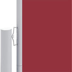 Vidaxl windscherm uittrekbaar 117x1200 cm rood