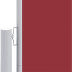 Vidaxl windscherm uittrekbaar 200x1200 cm rood
