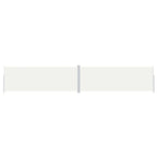 Vidaxl windscherm uittrekbaar 220x1200 cm crèmekleurig