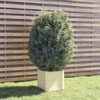 VidaXL Plantenbak 40x40x40 cm massief grenenhout wit